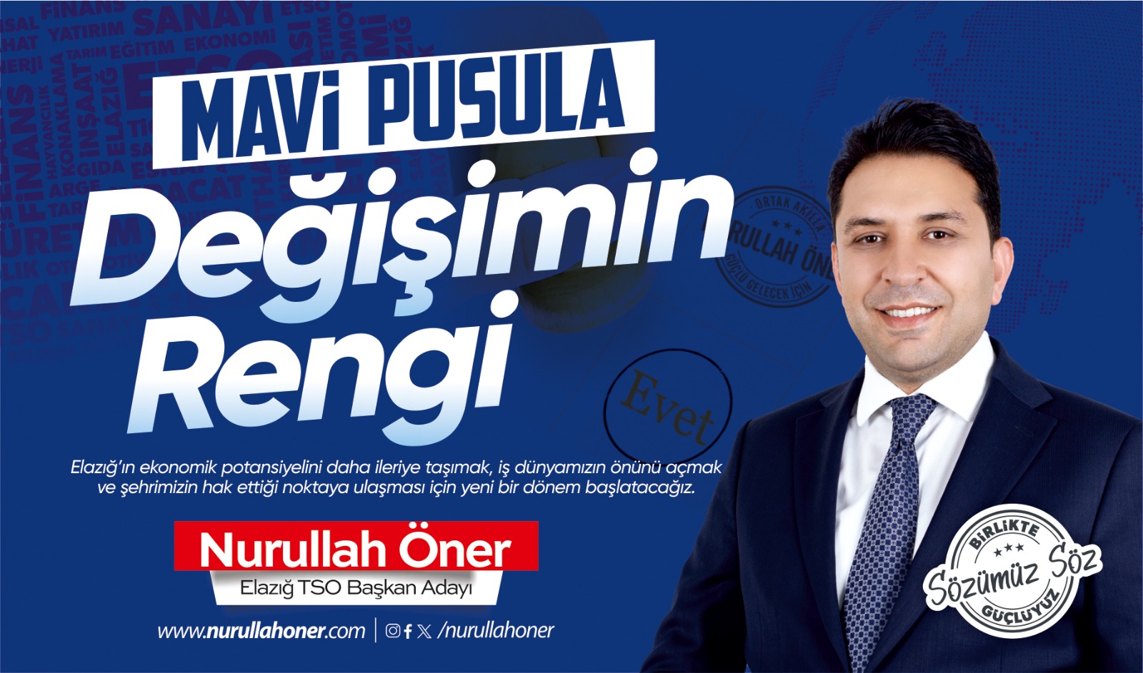 Seçim rengi belli oldu: "Mavi Pusula"